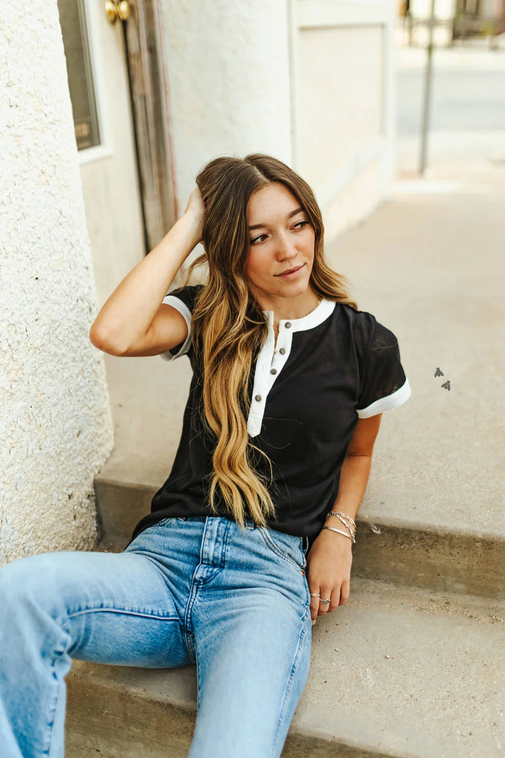 Hi Contrast Shirt