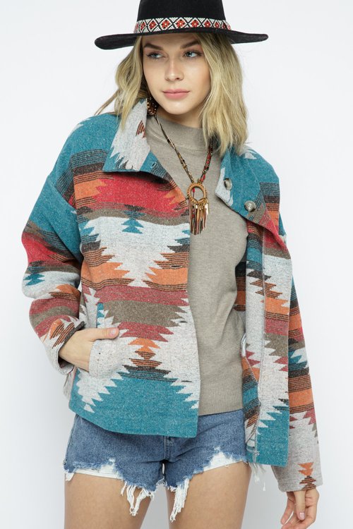 Aztec Pattern Jacket