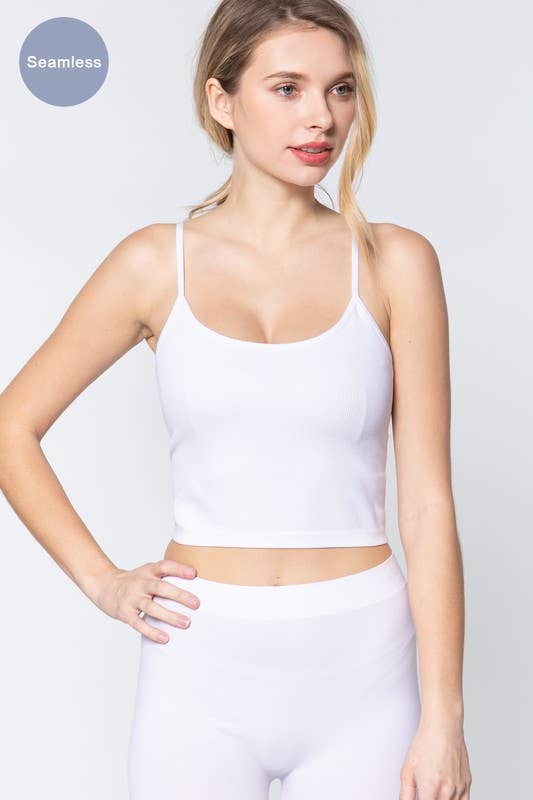 Ribbed Crop Cami Top