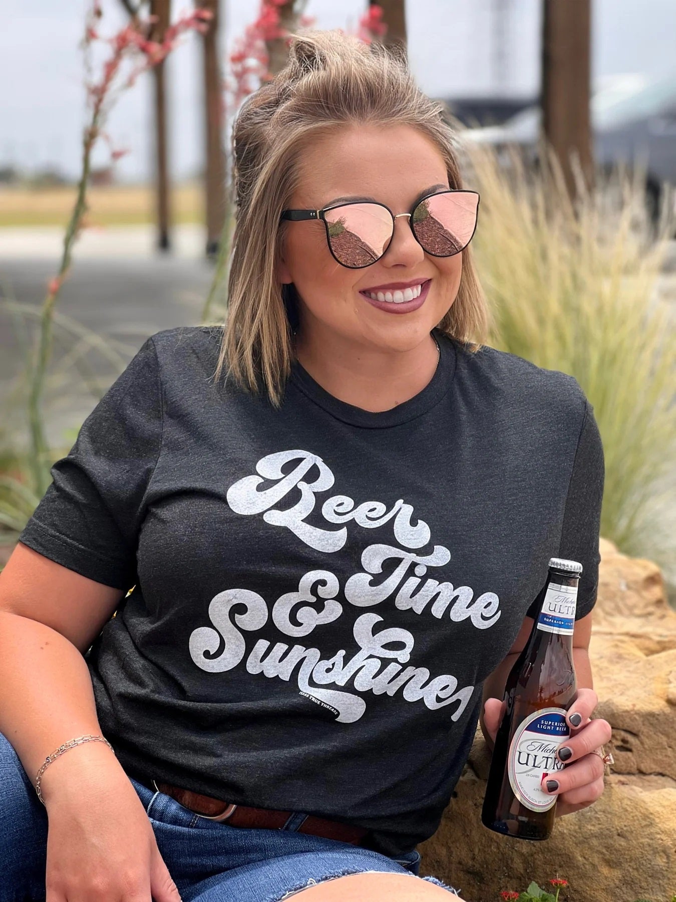 Beer Time & Sunshine Tee