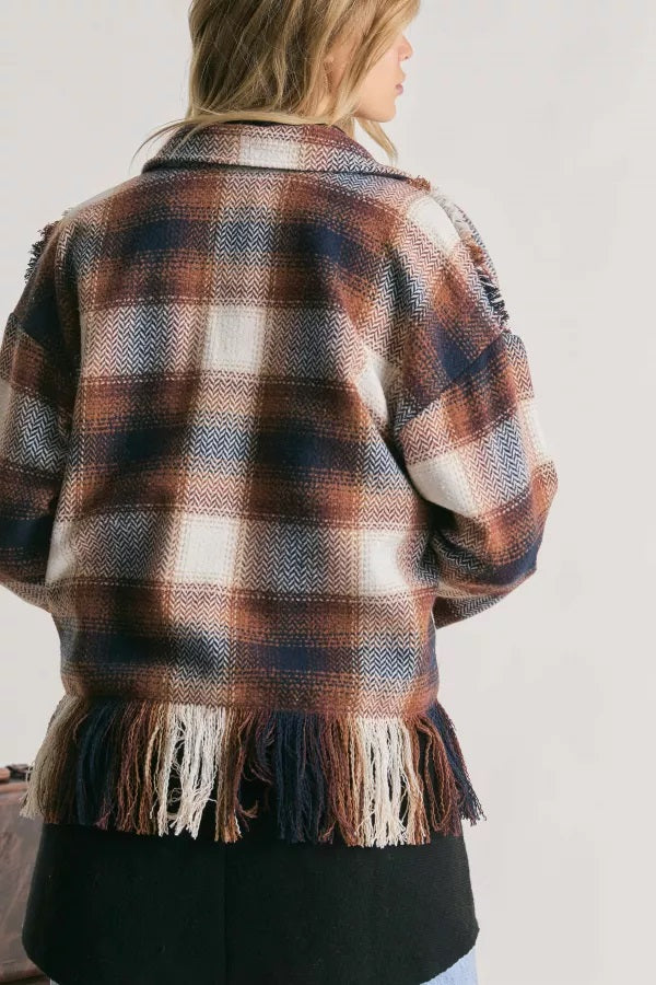 Fringe Shirt Jacket