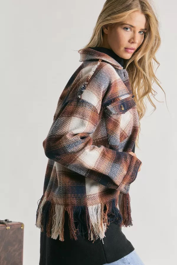 Fringe Shirt Jacket