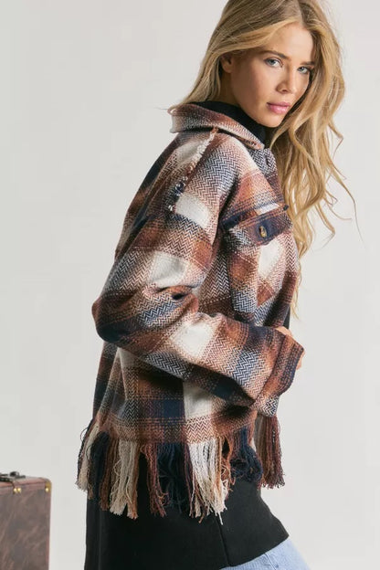 Fringe Shirt Jacket