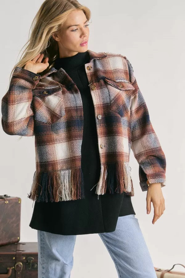 Fringe Shirt Jacket