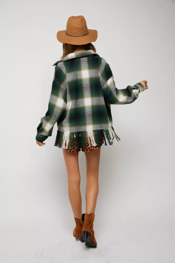 Fringe Shirt Jacket