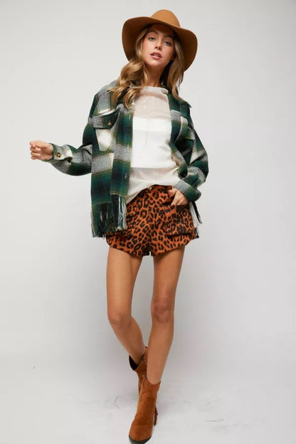 Fringe Shirt Jacket