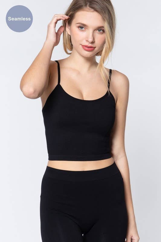 Ribbed Crop Cami Top