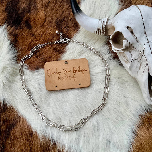 Western Chain 2-Row Necklace