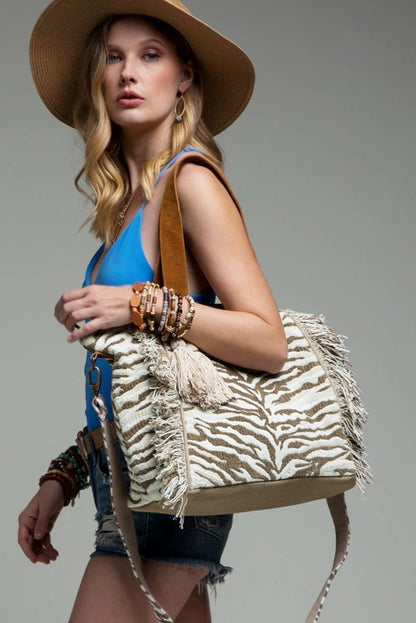 Tiger Motif Bag