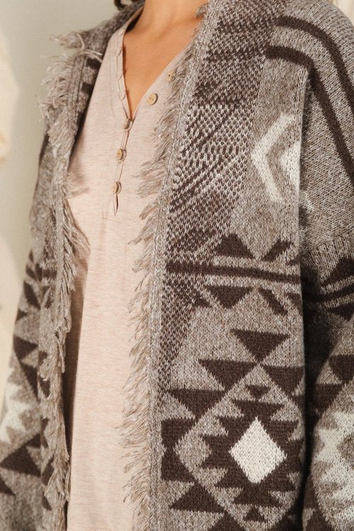Frayed Cardigan