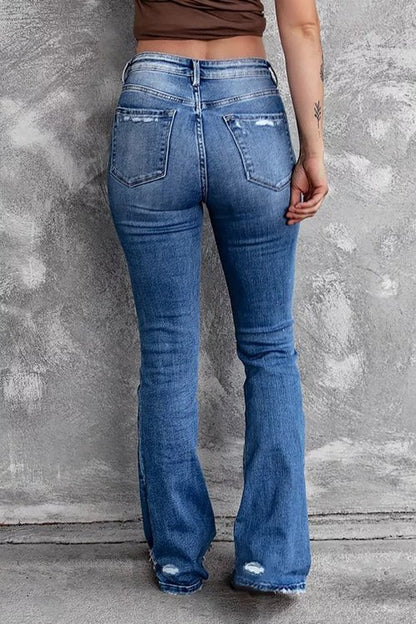 Flare Distressed Jeans