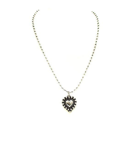 Western Small Heart Bubble Necklace