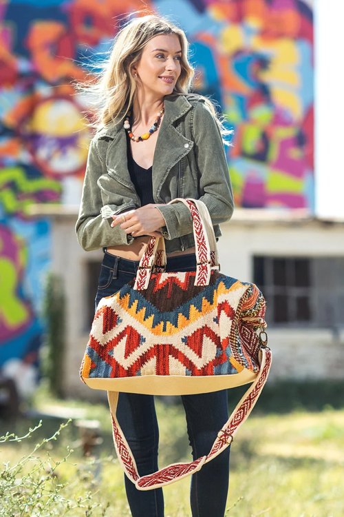 Boho Chic Weekender Bag