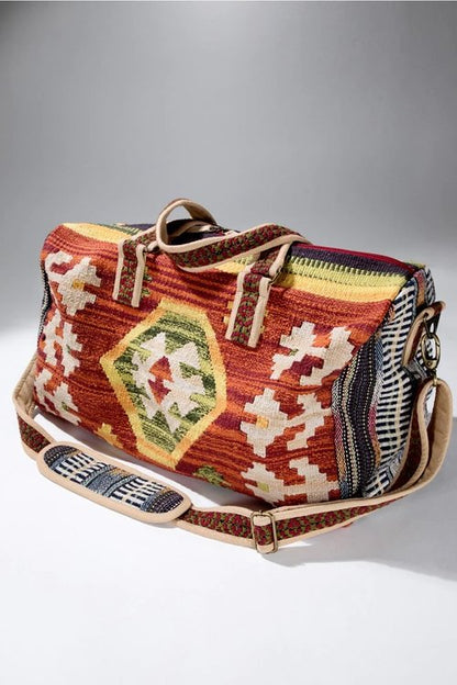 Navajo Pattern Duffel Bag