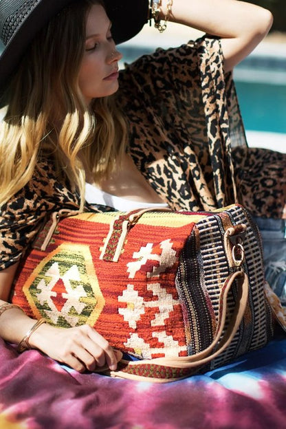 Navajo Pattern Duffel Bag